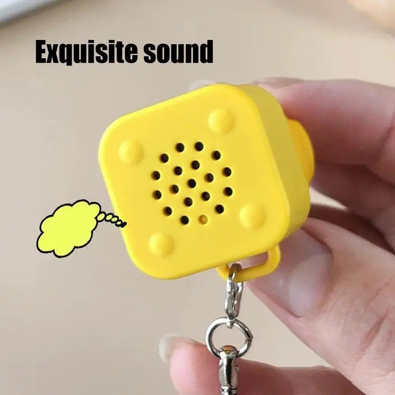 Cute Animal Toys Light Up Keychain Duck Toy Children Entertainment Accessories Finger Exercise Supplies For Nursery Zpaxo