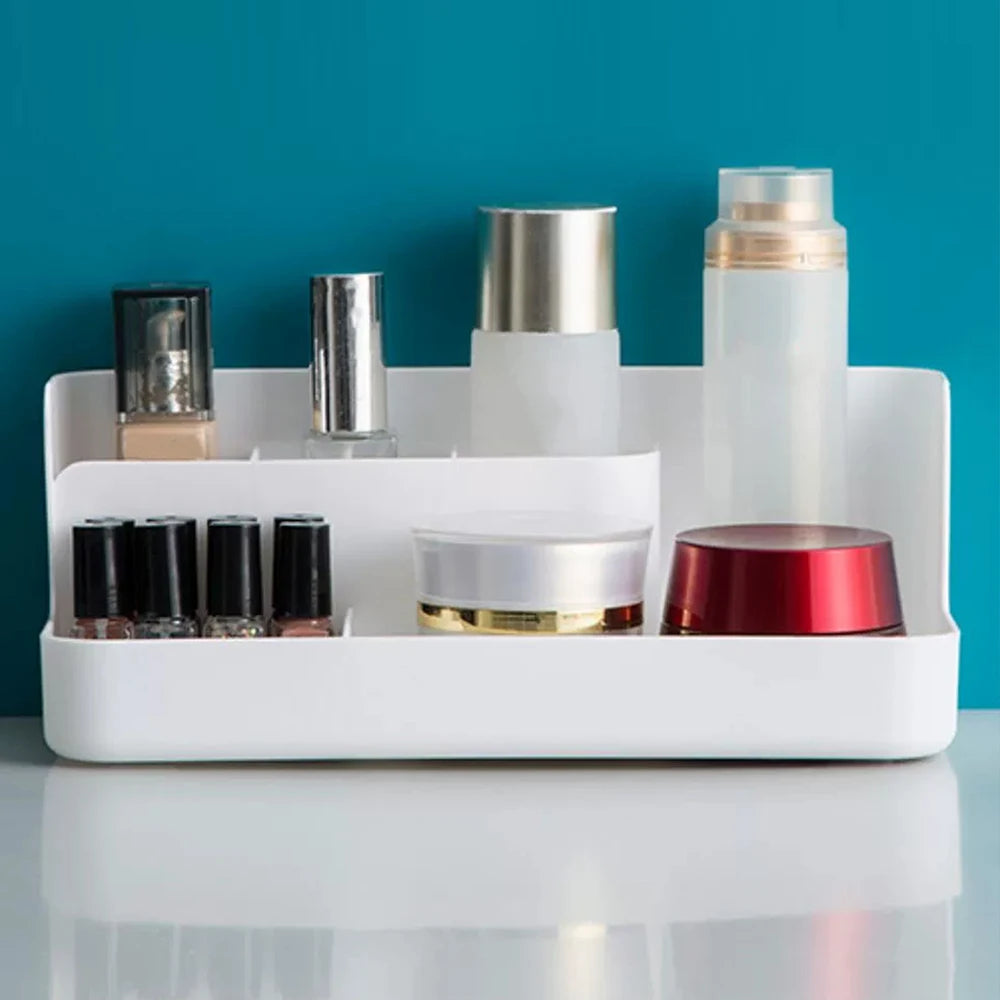 Makeup Organizer Box Cosmetic Storage Box for Bathroom Office Desktop for Brush Lotion Lipstick Nail Polish Container Zpaxo