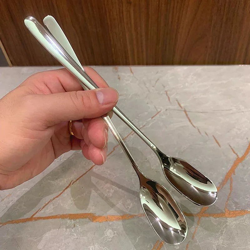 Kitchen Accessories Coffee Tea Spoons Stainless Steel Long Handle Zpaxo