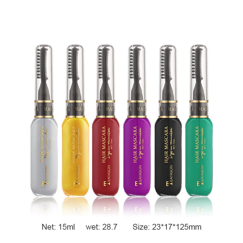 13 Colors One-off Hairs Disposable Hair Coloured Mascara Beauty Tool