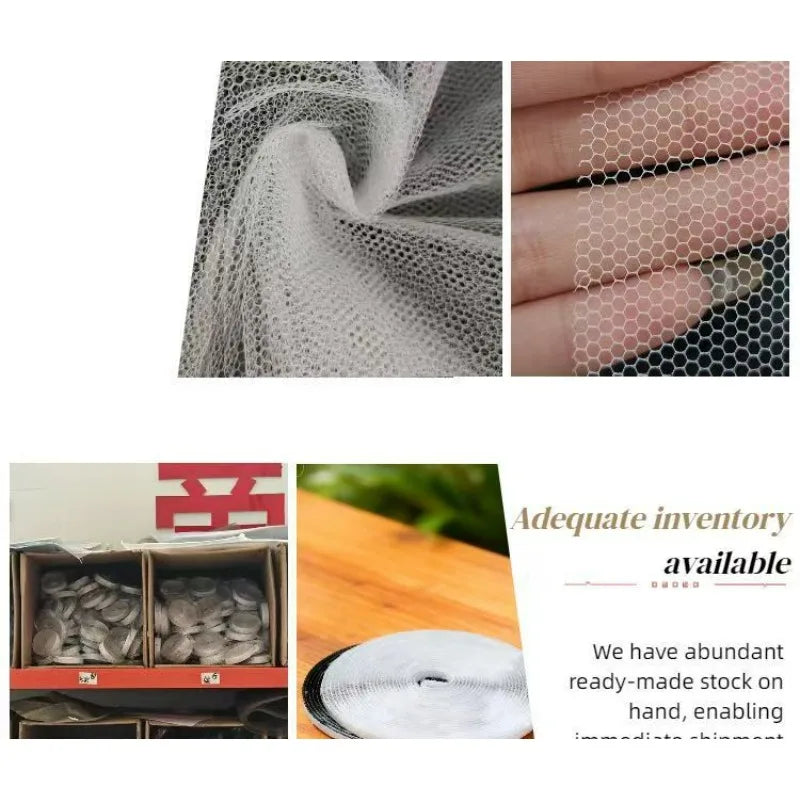 Mesh Mosquito Net Self-adhesive Velcro Reinforced Invisible