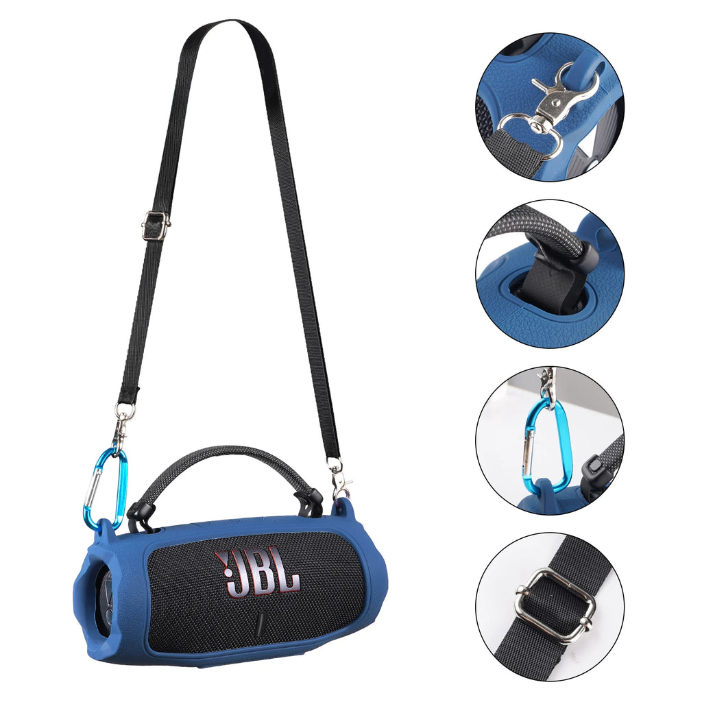 Portable Bluetooth Speaker Carry Silicone Case Soft Protective Sleeve Zpaxo