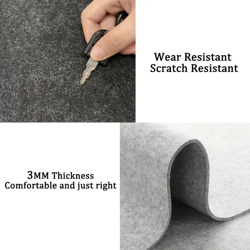 Large Gaming Mouse Pad Non-slip Wool Felt Mousepad Office Desk Mat Zpaxo
