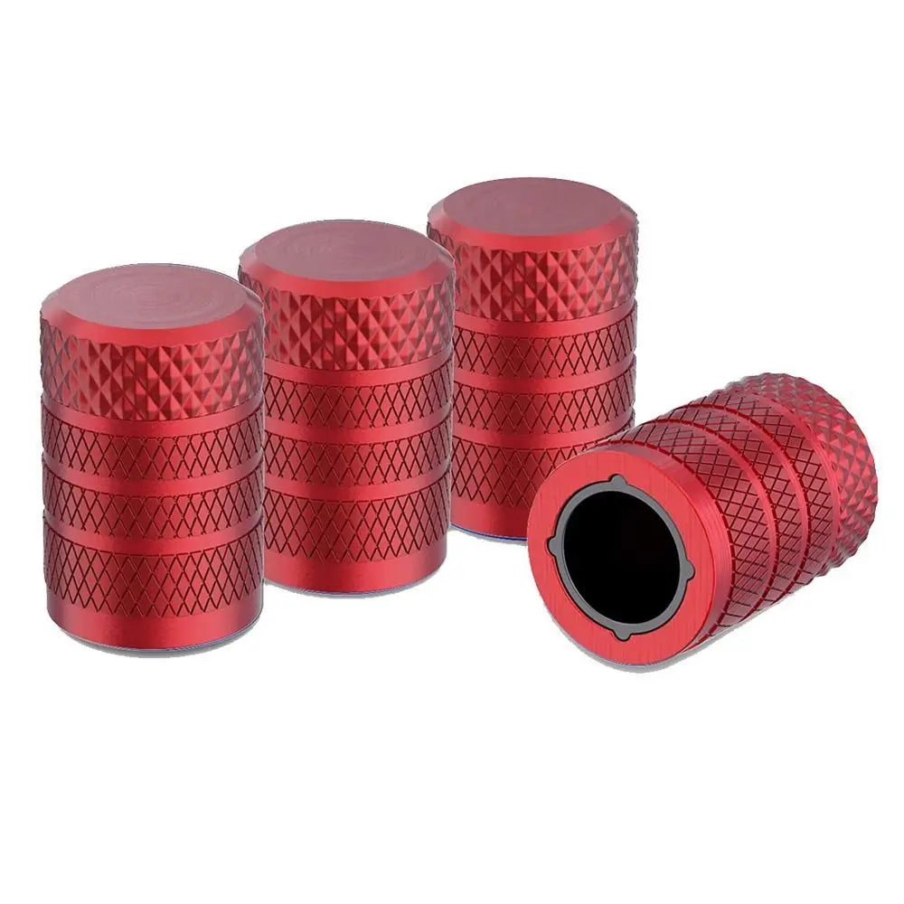Aluminum Alloy Stem Air Valve Caps Theftproof Plastic Inner Core Tyre Zpaxo