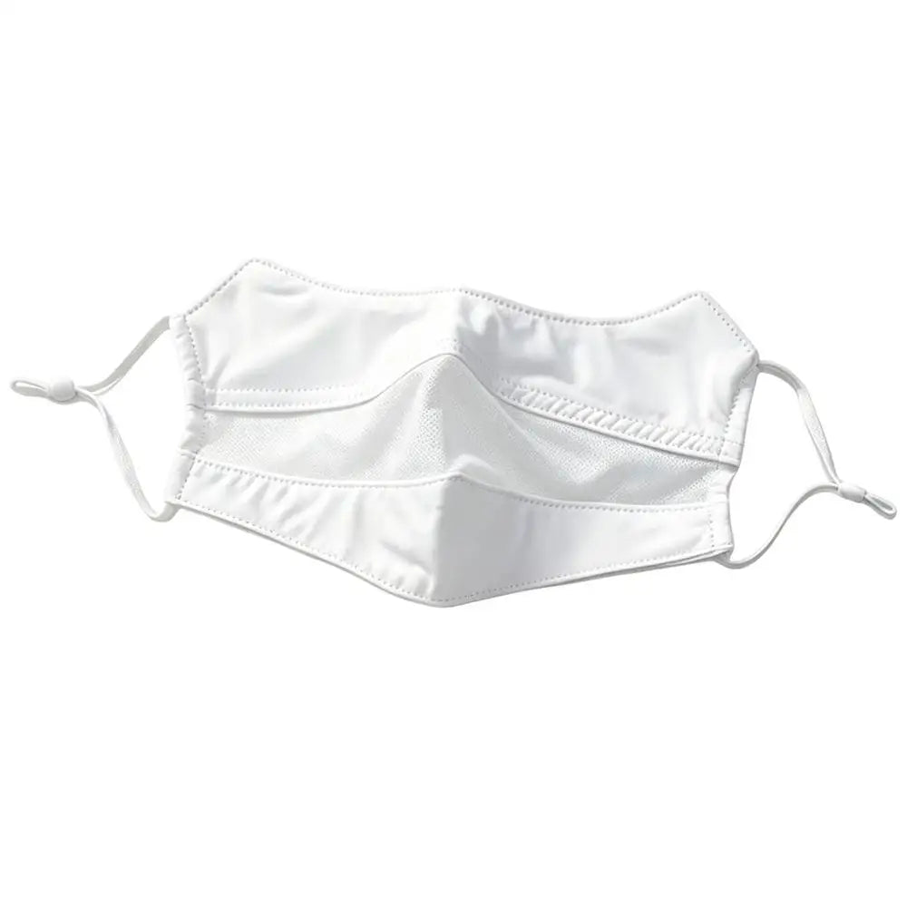 Ice Silk UV Face Mask UPF 50 – Cooling Sun Cover for Sports UV Cooling Face Mask Zpaxo White