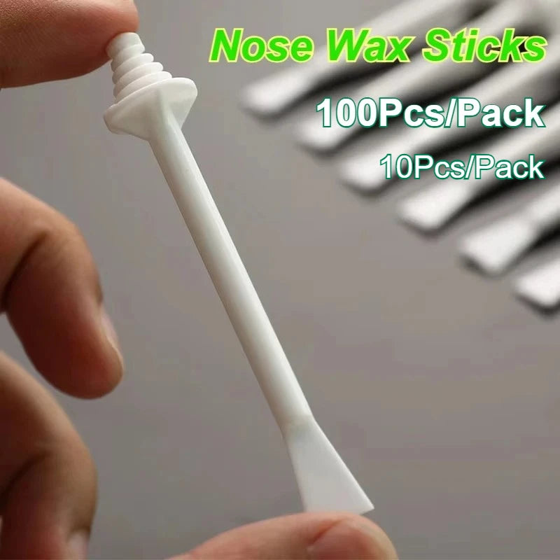 2-in-1 Nose Wax Applicator Sticks – Painless Hair Removal Nose Wax Applicator Zpaxo