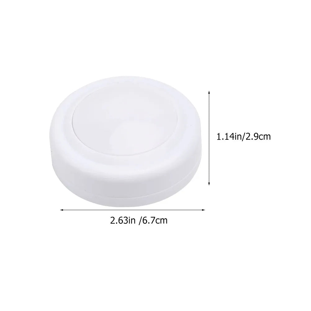 4Pcs LED Puck Lights Rgb Color Changing Under Cabinet Lights Wireless Battery Operated Touch Remote Control Shelf Kitchen Closet Zpaxo