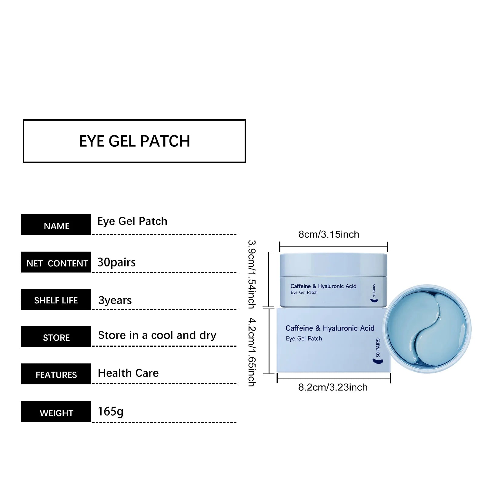 Coffee Eye Care Products Eye Cream with Roller Moisturizing Eye Mask Anti-Dark Circles Eye Serum for Puffiness Firming Hydration Zpaxo Eye Mask