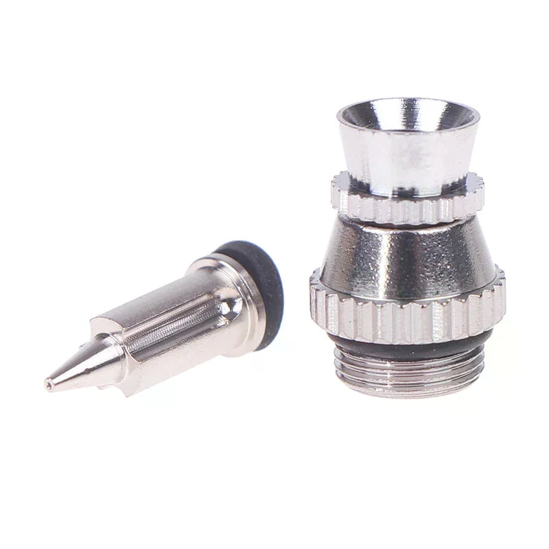 Uncharged Spray Gun Accessories Set Metal Spray Gun Nozzle Replacement Kit With 0.3mm Tip And Covers Zpaxo