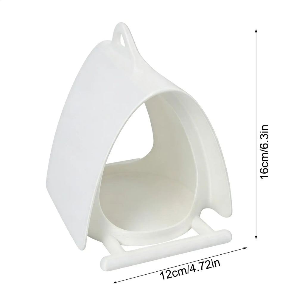 Hangable Bird Feeder House Shape Garden Nest Feeding Station Backyard