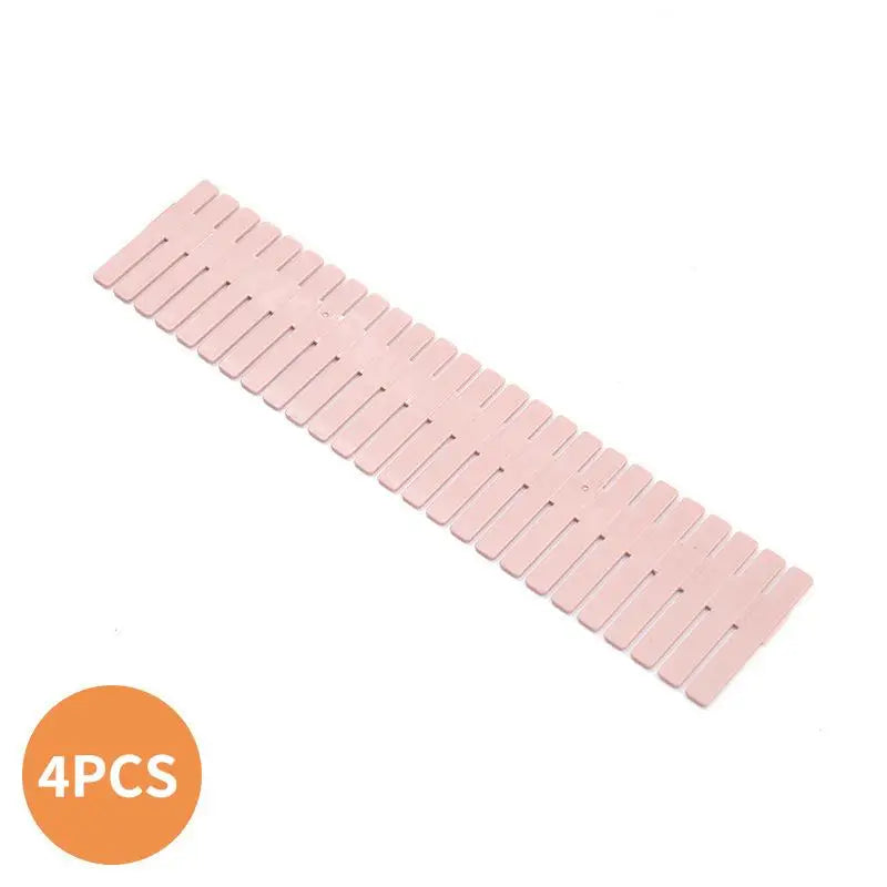 CM4PCS Adjustable Drawer Divider Partition Durable Storage Organiser