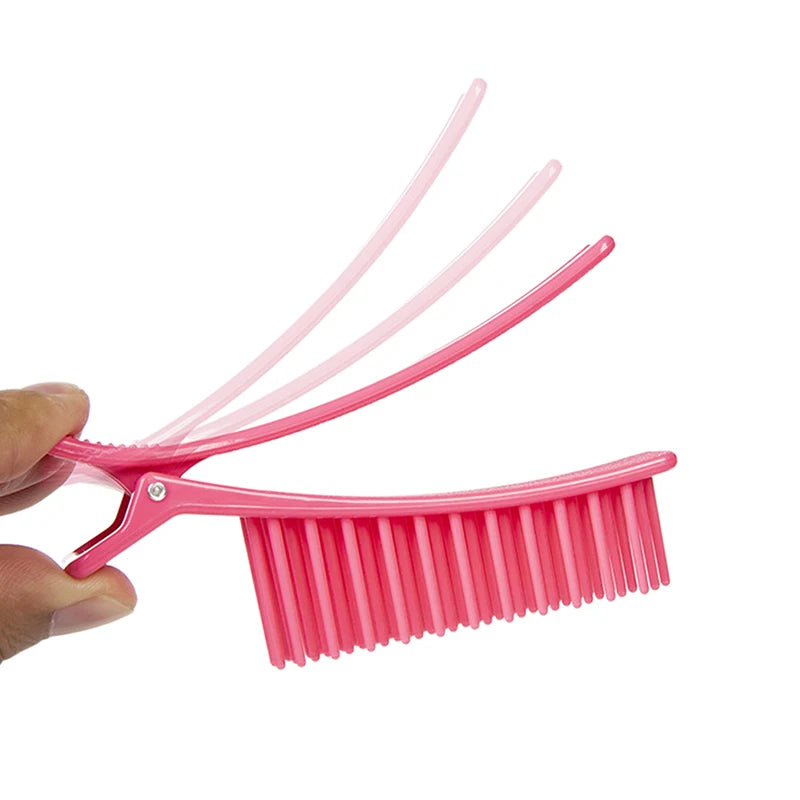 Professional Hair Grip Clamps Salon Hair Section Cutting Clips Comb Barber Dyeing Perm Hair Pins Home DIY Barrette Hair Styling Zpaxo