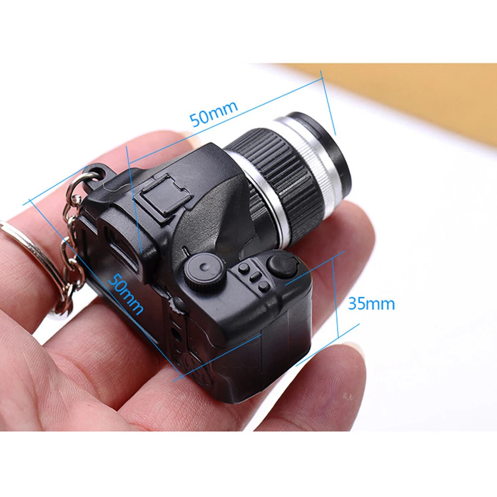 Accessorie Mini Sound Led Light Pendant Camera Keychain Simulation Zpaxo