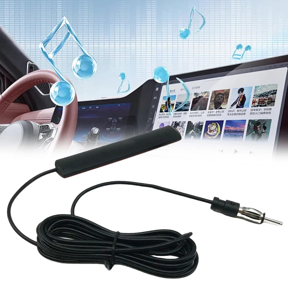 DC 5-12V Car Electronic Radio Antenna Hidden Amplified 85-860Mhz