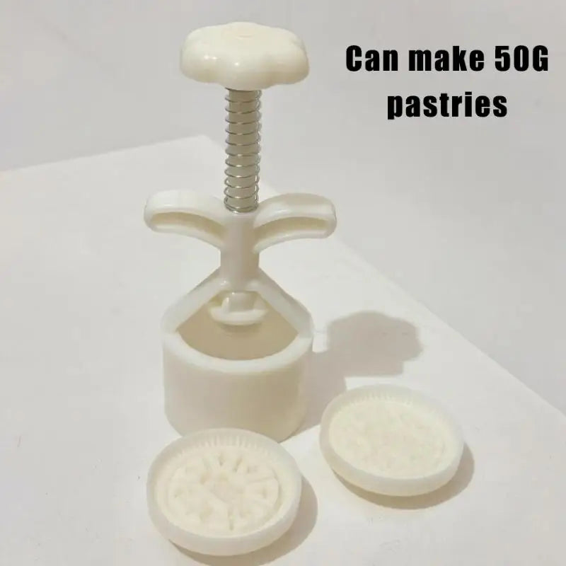 Plastic Cat Mooncake Mold Cookie Plumbers Pastry Press Family Holiday Zpaxo 50g