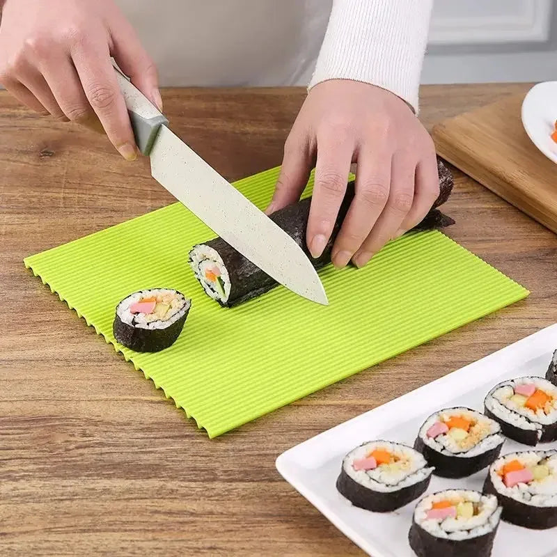 Imitation Bamboo Sushi Rolling Mat Food Grade Silicone Non Stick