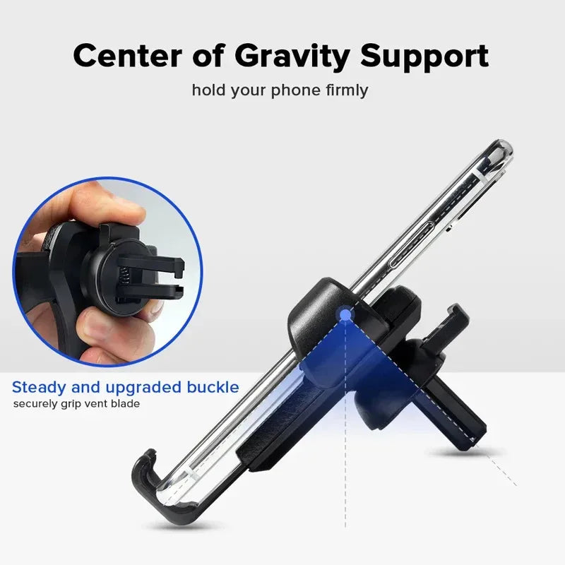 Universal Gravity Car Air Vent Phone Mount Holder | 4.7–6.5"