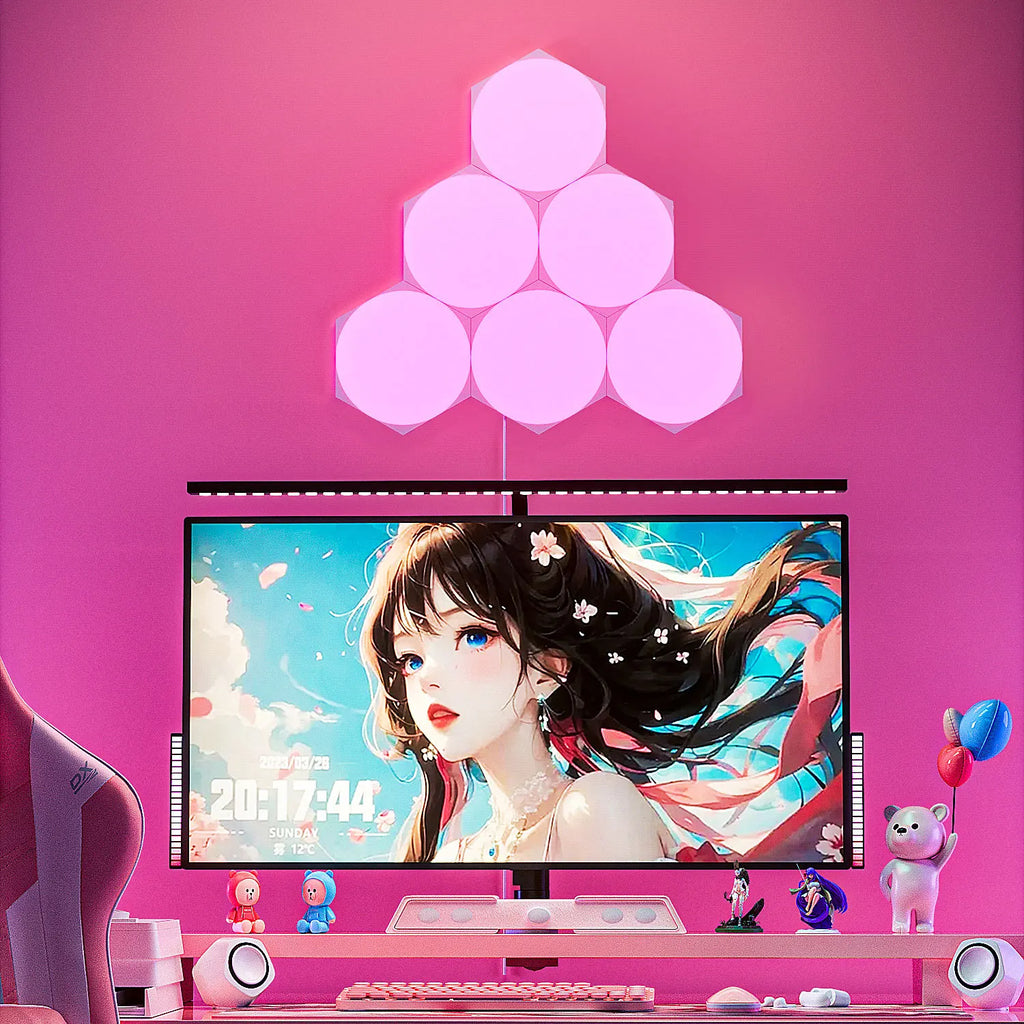 Ultra Thin Hexagon Quantum Lights RGB DIY Bluetooth Wifi Wall Night Zpaxo