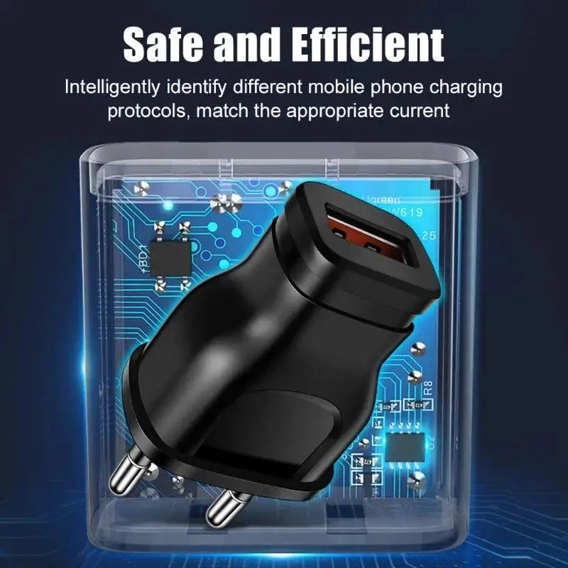 Universal Mobile Phone Charger 5V 1A USB Charger Mini Power Adapter US/EU Travel Wall Charger Port Plug For iPhone Xiaomi Huawei Zpaxo