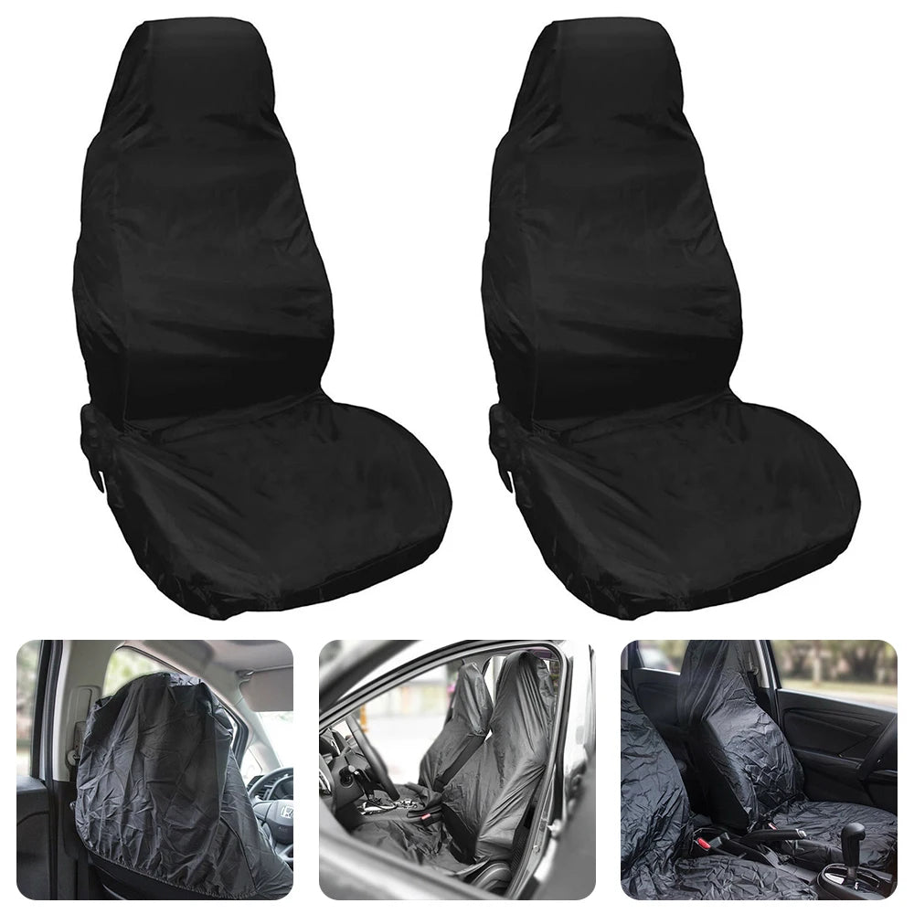 Car Seat Cover Waterproof Fabric Universal Car Seat Covers Set Accessories Interior For Most Car Suv Truck Van Seat Cushion 2024 Zpaxo