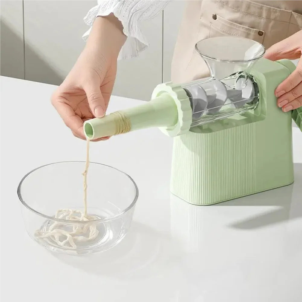 Manual Sausage Stuffer with 4 Nozzles - Easy-Fill Meat Grinder Kit for Homemade Sausages & Snacks Zpaxo