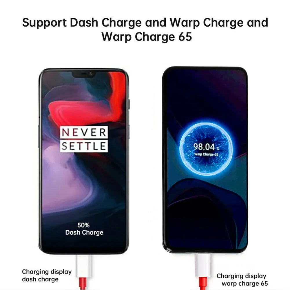 US EU Plug Warp Charger 65w Fast Charge C One 9 8t 8t+ White Solid