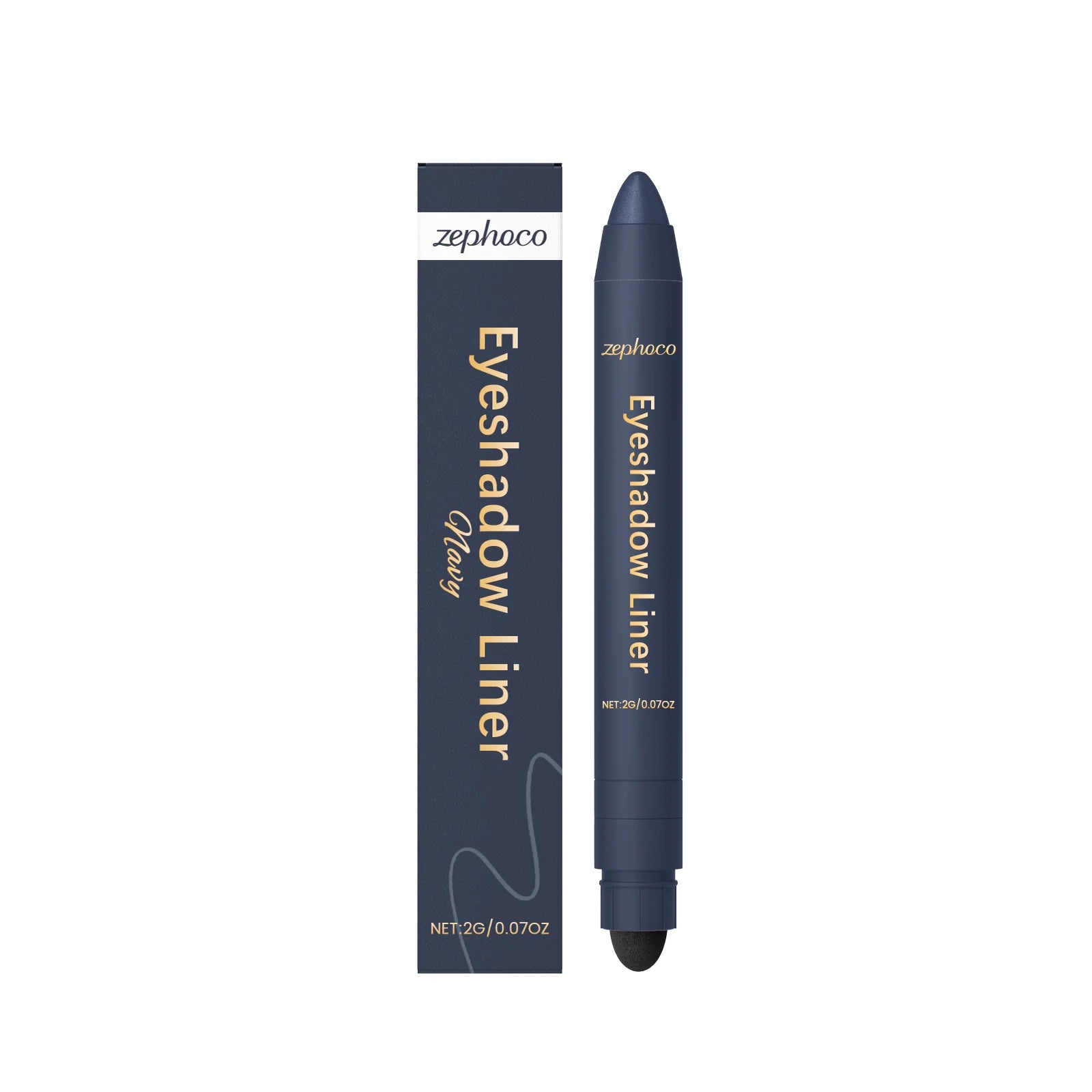 2-in-1 Waterproof Eyeshadow & Eyeliner Pen – Long-Lasting Eyeshadow Liner Pen Zpaxo Navy