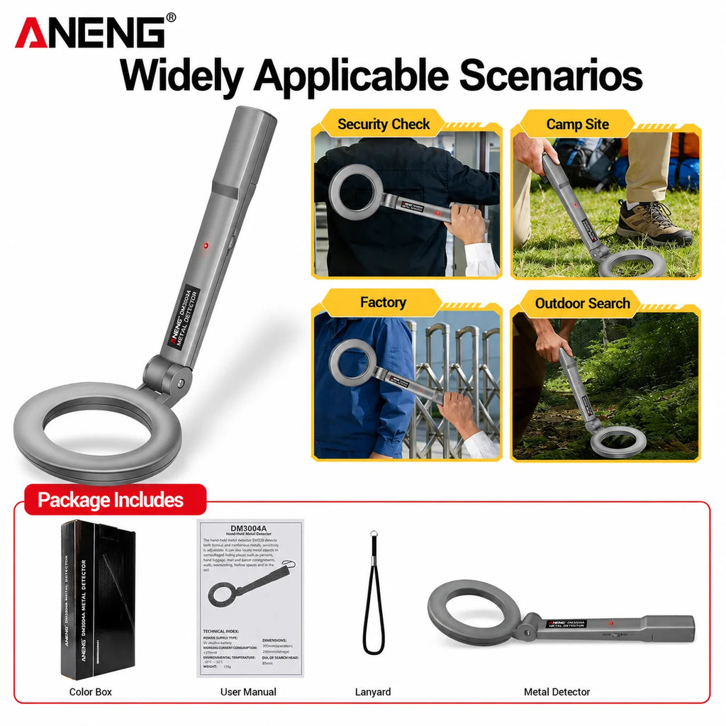 ANENG DM3004A Metal Detector Alarm Outdoor Examination Room