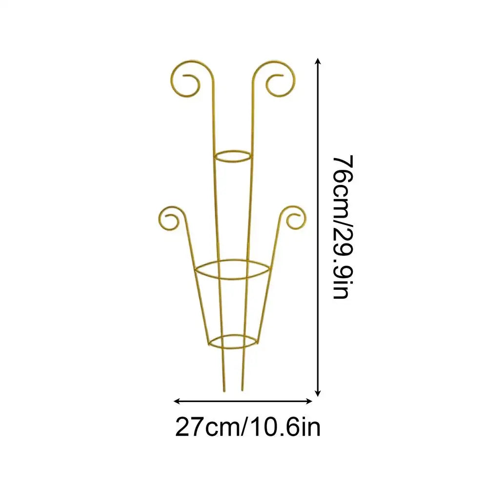 Plant Trellis Metal Garden Climbing Plants Support Pothos Support Stakes for Indoor Outdoor Balcony Terrace Monstera Geranium Zpaxo A China Mainland