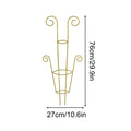 Plant Trellis Metal Garden Climbing Plants Support Pothos Support Stakes for Indoor Outdoor Balcony Terrace Monstera Geranium Zpaxo A China Mainland
