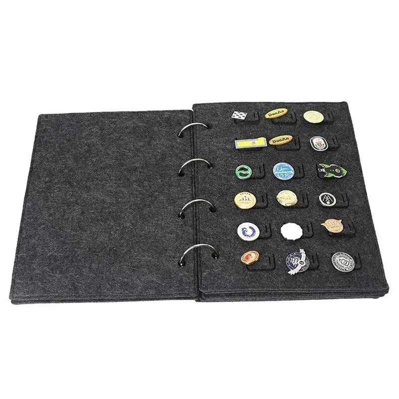 Felt Pin Brooch Display Book – Badge & Jewelry Organizer Pin Display Book Zpaxo
