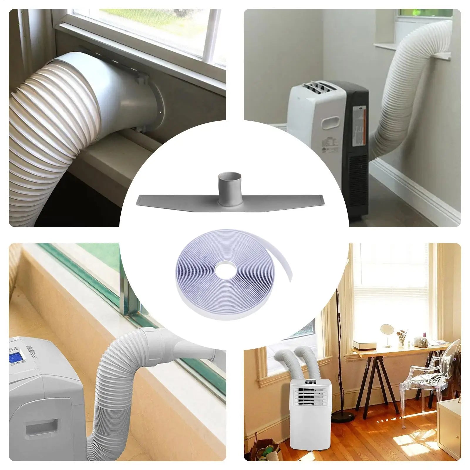 Window Seal Portable Air Conditioner Adhesive Fastener Waterproof