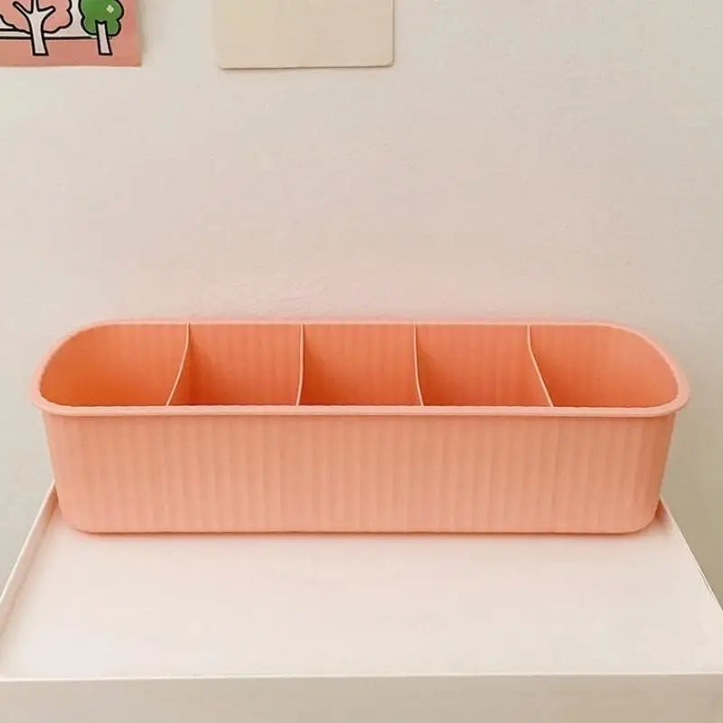 5 Grid Multifunctional Storage Box Durable Large-capacity Desktop