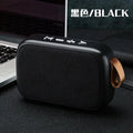 Portable Fabric Bluetooth Speaker Wireless Connection Outdoor Sports Zpaxo black