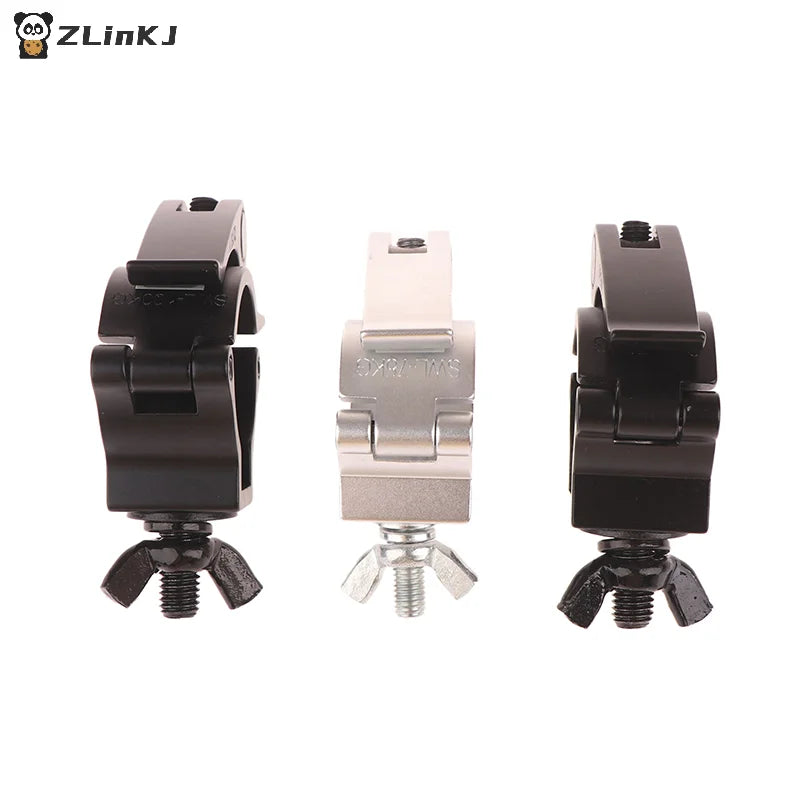 ▶1Pcs Metal Quick Release Single Ring Buckle Clamp Quick Release Clamp Aluminum Tube Pipe Quick Release Clamp Stage Accessories Zpaxo