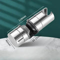 Hot Universal Shower Head Holder Adjustable 18~25mm ABS Chrome Shower Rail Holder Bathroom Accessories Shower Mounting Brackets Zpaxo silver
