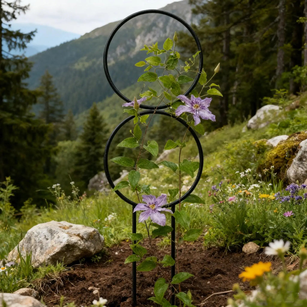 Metal Plant Trellis – Adjustable Support Stake Indoor & Outdoor Plant Trellis Zpaxo