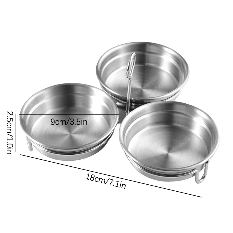 Stainless Steel Egg Poacher Poaching Pan Mould Steamer Steamed Egges