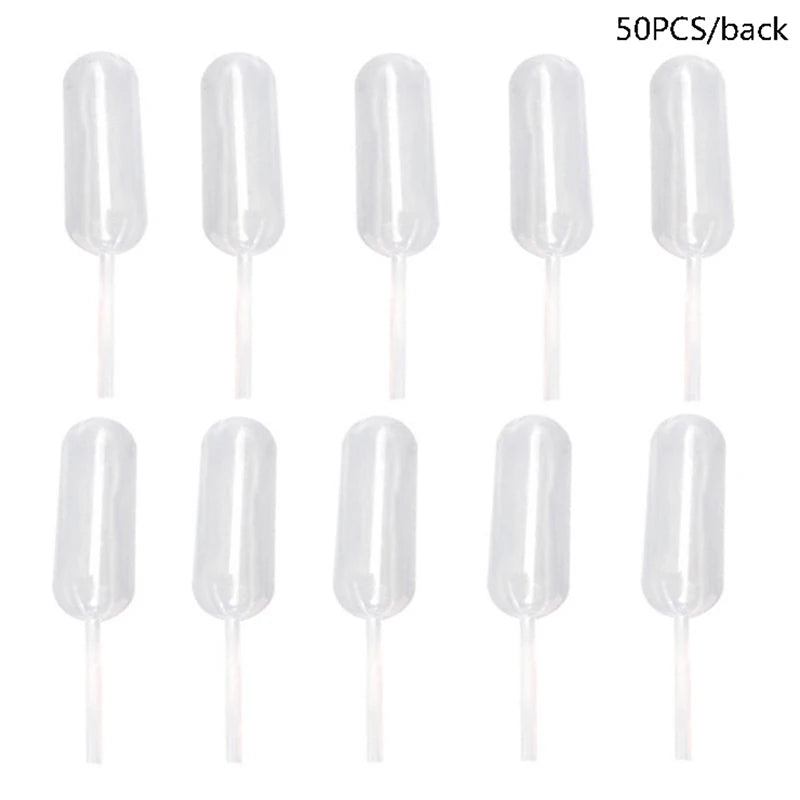 Transparent Ice Cream Jelly Milkshake Dropper Disposable Straw Zpaxo Style2