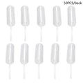 Transparent Ice Cream Jelly Milkshake Dropper Disposable Straw Zpaxo Style2