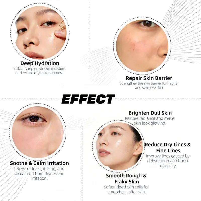 Facial Cream Sodium Hyaluronate 72H Moisturizing Firming Brightening For Sensitive Skin Best Gift Zpaxo
