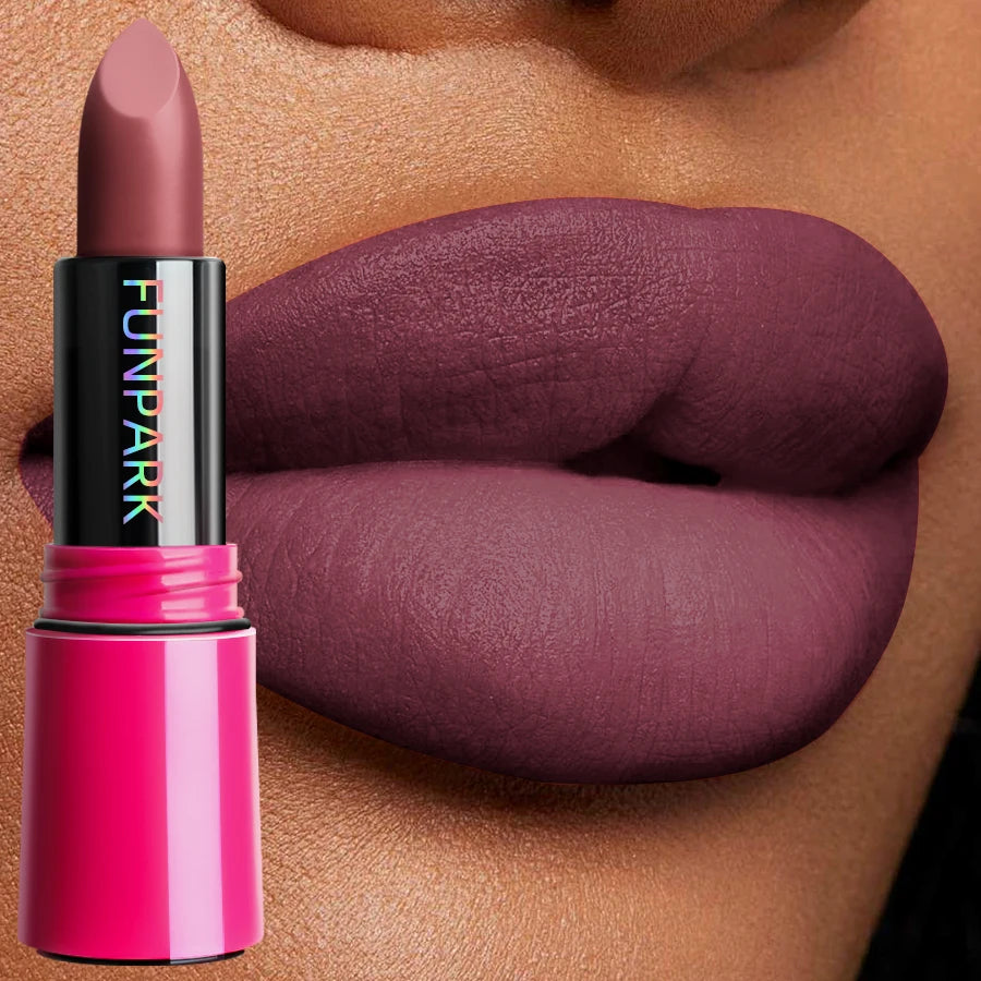25-Color Matte Lipstick Waterproof Long Lasting Velvet Finish Lip