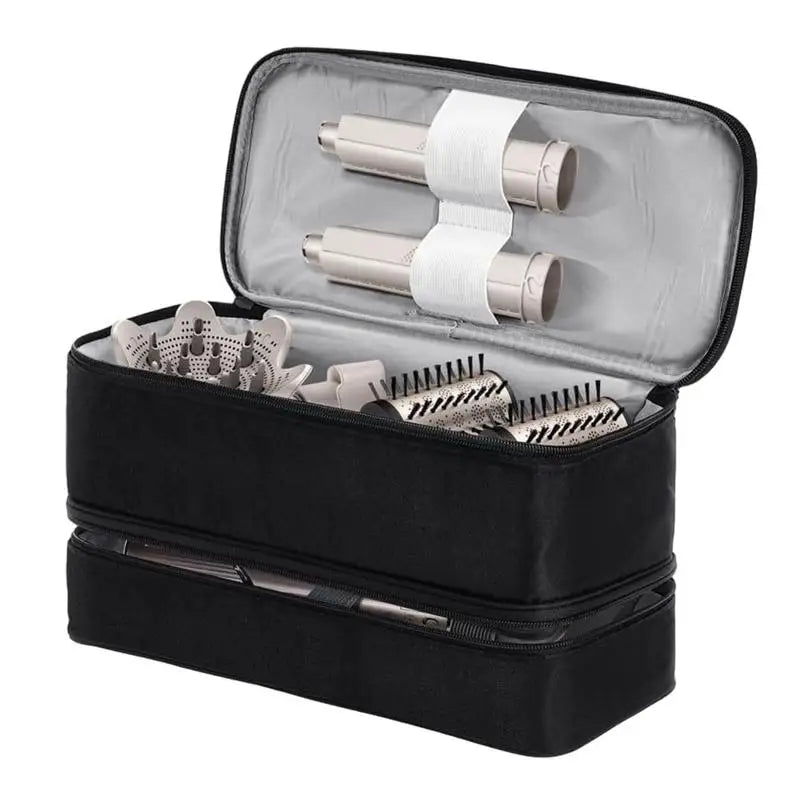 Portable Hair Dryer Case Waterproof Large Capacity Curler Bag