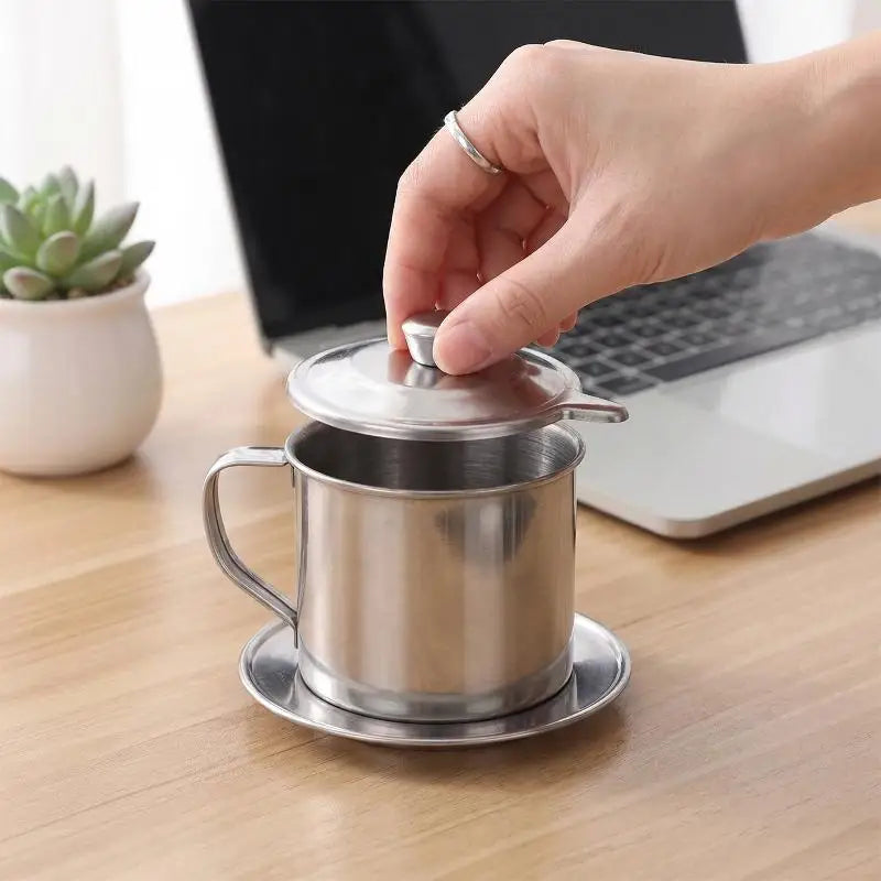 Coffee Filter Infuse Cup Vietnamese Coffee Dripper Maker 1PC Zpaxo