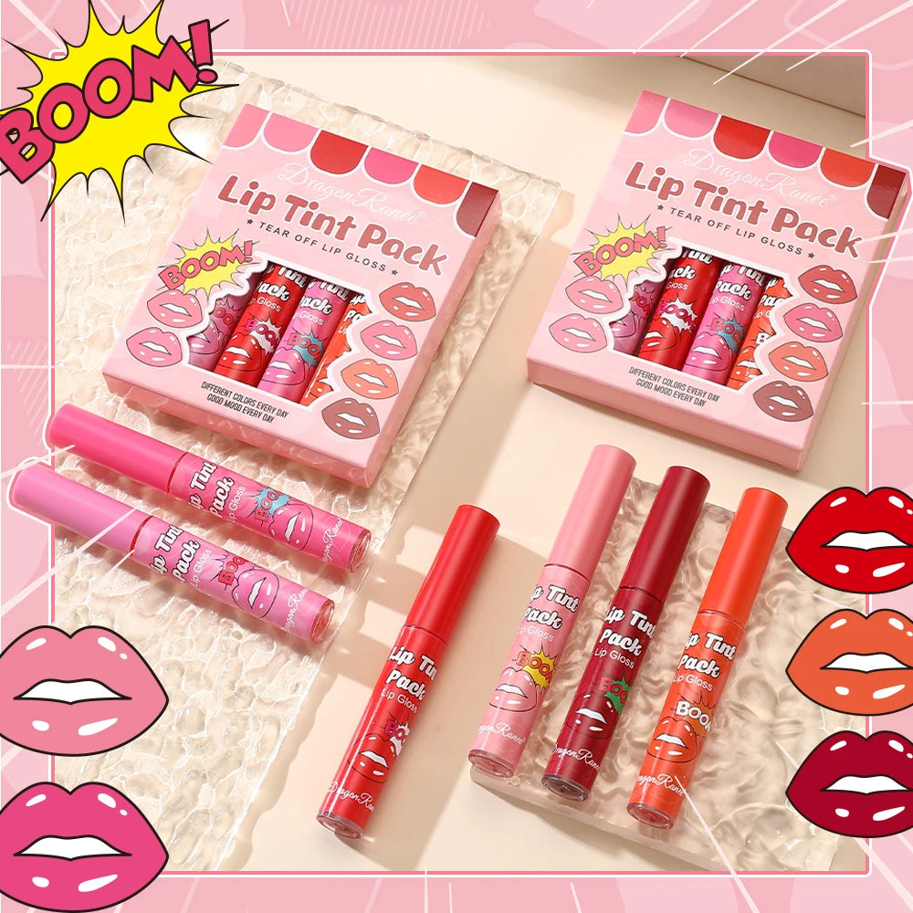 Tear off lipstick lipstick moisturizing and moisturizing lipstick lipstick film Tear off lipstick lipstick waterproof and color fast lipstick lipstick case Zpaxo