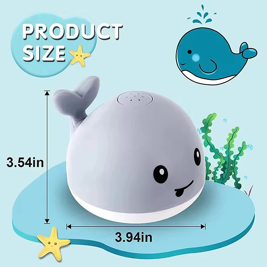 Baby Bath Toys Toddler Kids Ages 1-3 Light Up Whale Toy Sprinkler