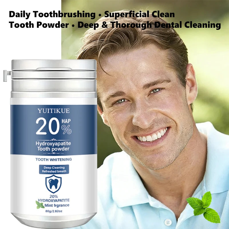 Hydroxyapatite Tooth Powder – Mint Whitening & Deep Cleansing Whitening Tooth Powder Zpaxo
