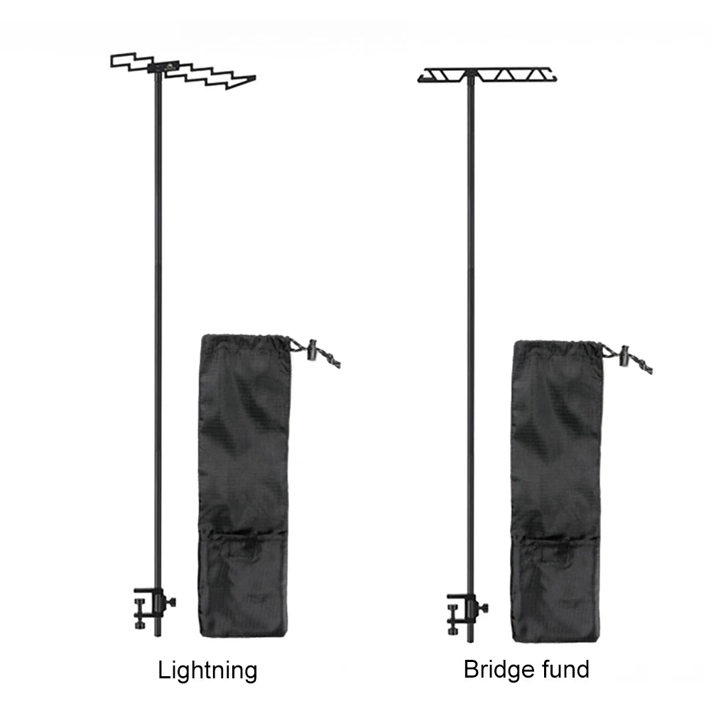 Portable Camping Light Holder Multi-purpose Hanging Stand Height