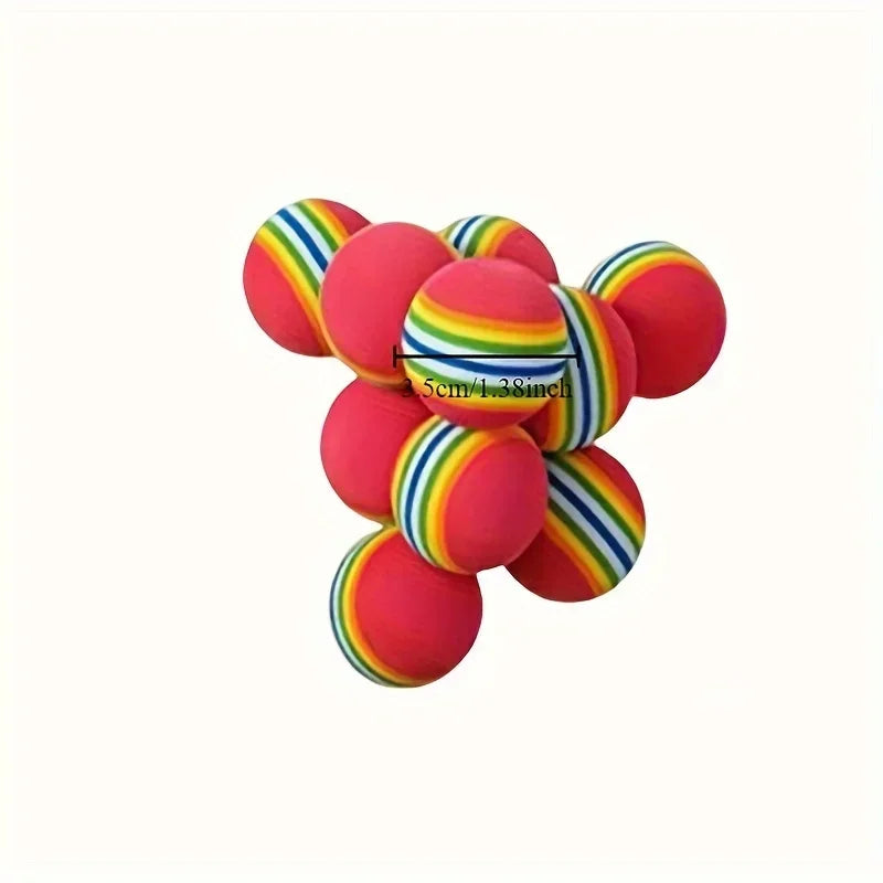 Fun Splash Christmas Party Sports Floating shower Game Toy - Durable EVA Material, Random Color Ball, Perfect for Christmas Fun Zpaxo