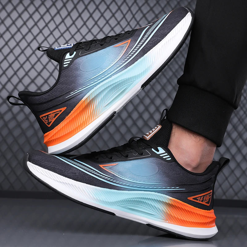 Men's Casual Sneakers Luxury Trainer Shoes Breathable Race Running
